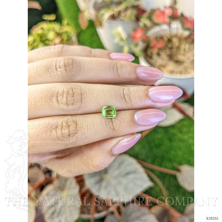 1.21 Ct. Green (Lime Green) Peridot from Pakistan