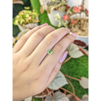 0.98 Ct. Green (Lime Green) Peridot from Pakistan Life Style