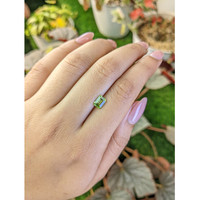 0.92 Ct. Green (Lime Green) Peridot from Pakistan Life Style