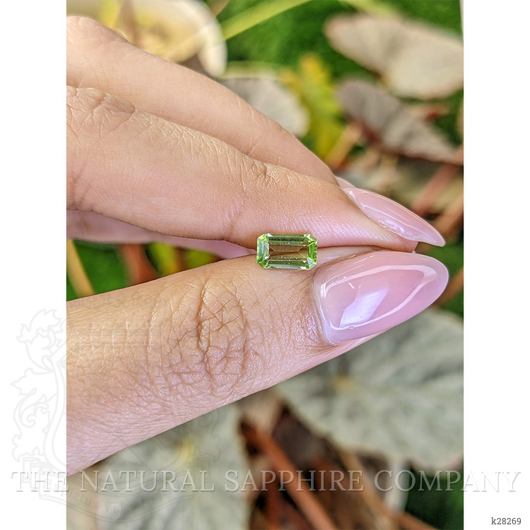 0.83 Ct. Green (Lime Green) Peridot from Pakistan