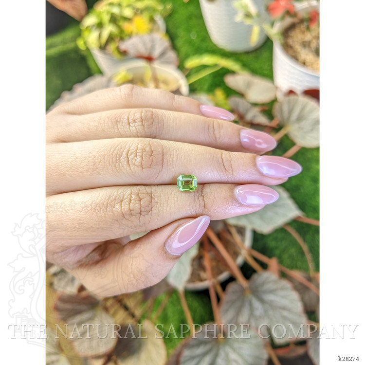 1.16 Ct. Green (Lime Green) Peridot from Pakistan