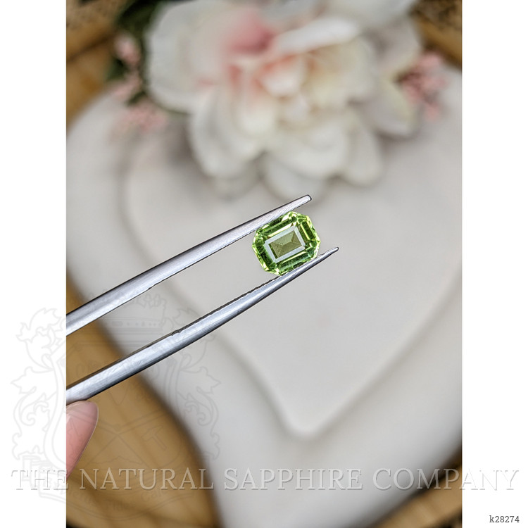 1.16 Ct. Green (Lime Green) Peridot from Pakistan