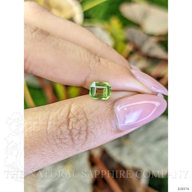 1.16 Ct. Green (Lime Green) Peridot from Pakistan