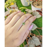 1.10 Ct. Green (Lime Green) Peridot from Pakistan Life Style