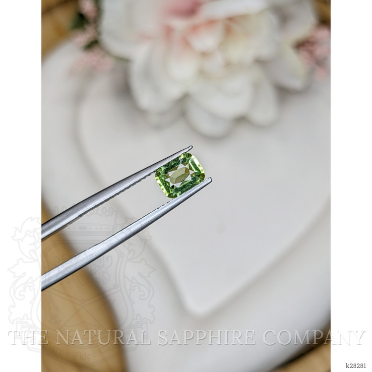 0.90 Ct. Green (Lime Green) Peridot from Pakistan