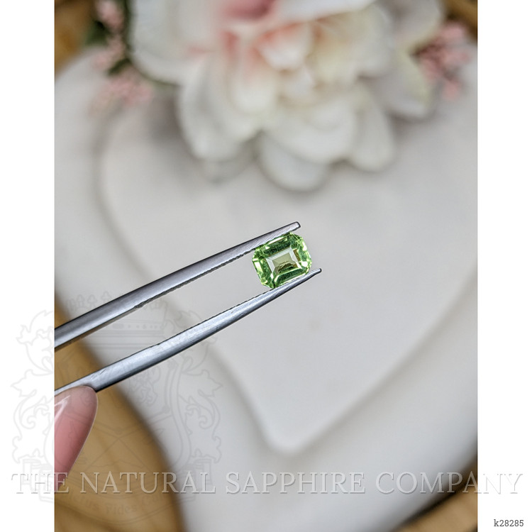 0.71 Ct. Green (Lime Green) Peridot from Pakistan