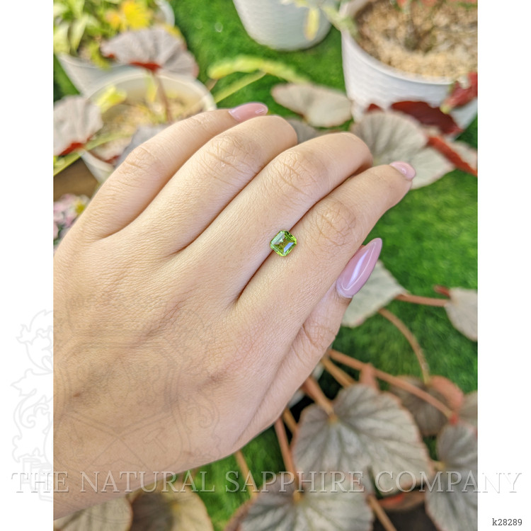 0.80 Ct. Green (Lime Green) Peridot from Pakistan