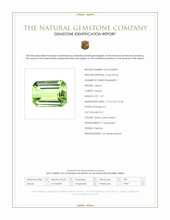 1.07 Ct. Green (Lime Green) Peridot from Pakistan Scan Report