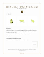 1.26 Ct. Chrysoberyl from Ceylon (Sri Lanka) Appraisal