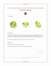 2.52 Ct. Chrysoberyl from Madagascar Appraisal