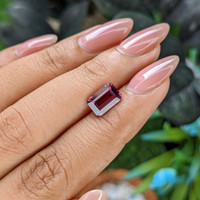 2.37 Ct. Purplish Pink Garnet from Tanzania Life Style