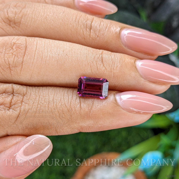 2.37 Ct. Purplish Pink Garnet from Tanzania
