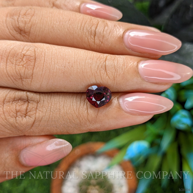 2.47 Ct. Purplish Pink Garnet from Tanzania