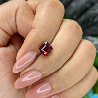 1.87 Ct. Reddish Pink Garnet from Tanzania Life Style