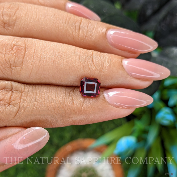 1.87 Ct. Reddish Pink Garnet from Tanzania