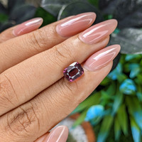 2.54 Ct. Purplish Pink Garnet from Tanzania Life Style
