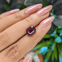 3.38 Ct. Red Garnet from Tanzania Life Style