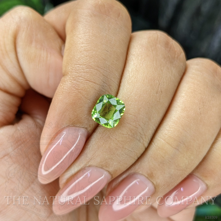 1.59 Ct. Green (Lime Green) Peridot from Tanzania