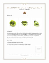1.68 Ct. Chrysoberyl from Madagascar Appraisal