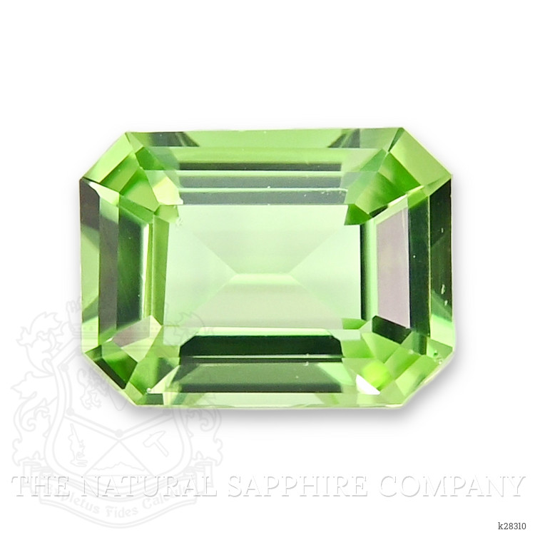 0.91 Ct. Green (Lime Green) Peridot from Tanzania