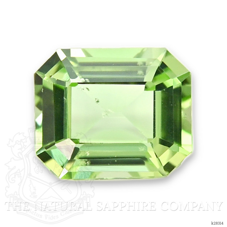 0.59 Ct. Green (Lime Green) Peridot from Tanzania