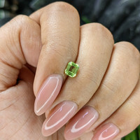 0.59 Ct. Green (Lime Green) Peridot from Tanzania Life Style
