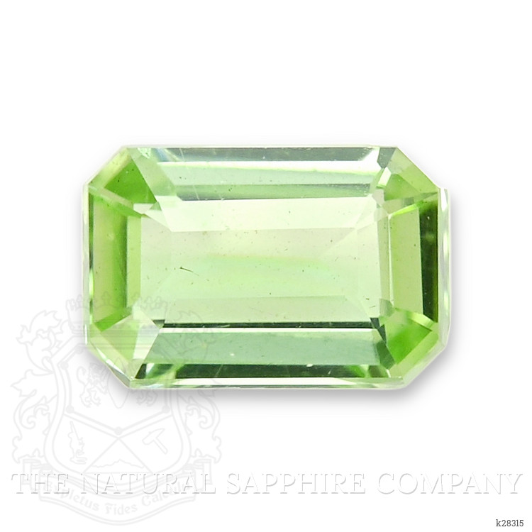 0.66 Ct. Green (Lime Green) Peridot from Tanzania