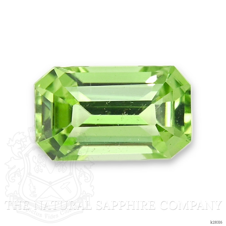 1.18 Ct. Green (Lime Green) Peridot from Tanzania