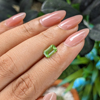 1.18 Ct. Green (Lime Green) Peridot from Tanzania Life Style