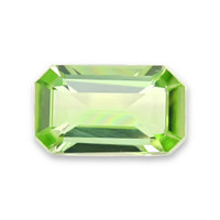 0.65 Ct. Green (Lime Green) Peridot from Tanzania Video