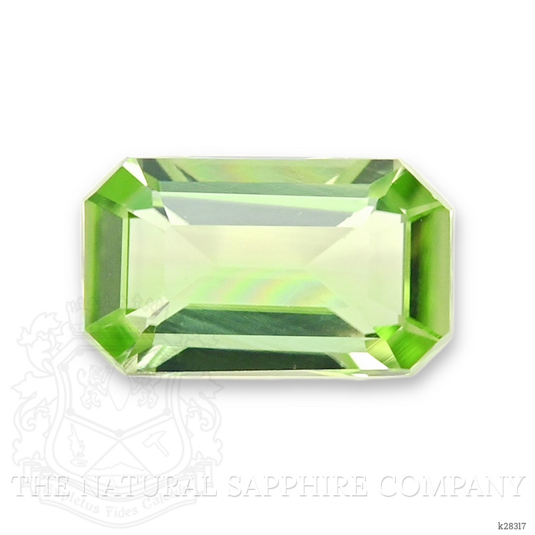 0.65 Ct. Green (Lime Green) Peridot from Tanzania