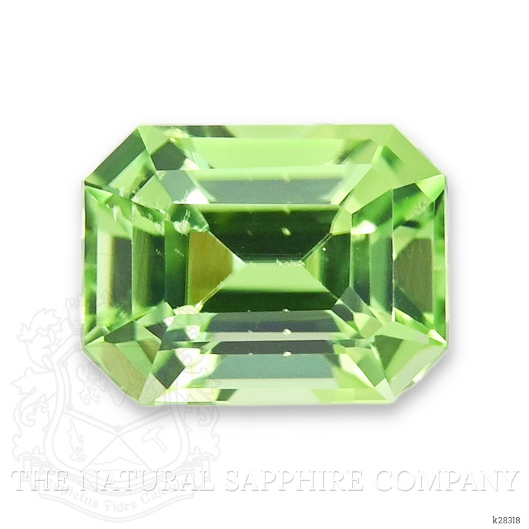 0.73 Ct. Green (Lime Green) Peridot from Tanzania