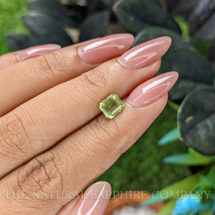 0.99 Ct. Yellowish Green Peridot from Tanzania