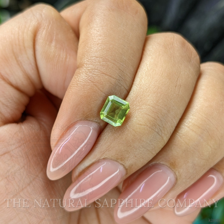 0.99 Ct. Yellowish Green Peridot from Tanzania
