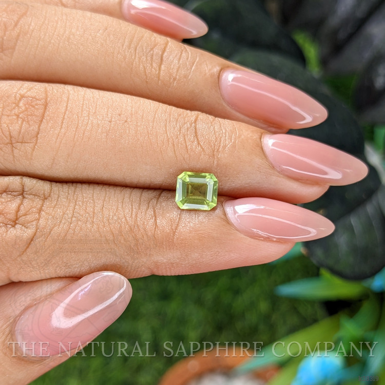0.99 Ct. Yellowish Green Peridot from Tanzania