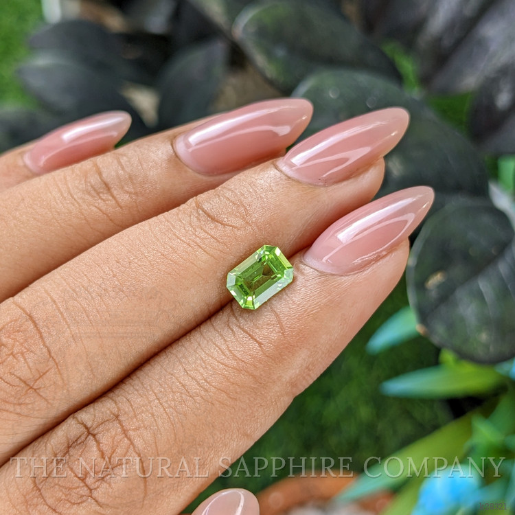 1.17 Ct. Green (Lime Green) Peridot from Tanzania