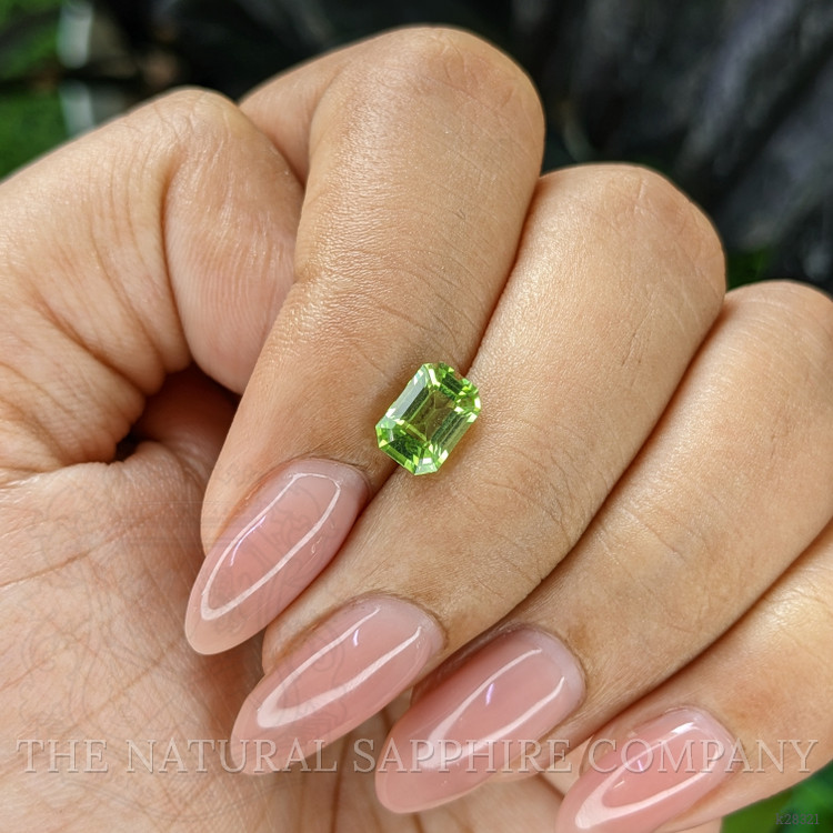 1.17 Ct. Green (Lime Green) Peridot from Tanzania