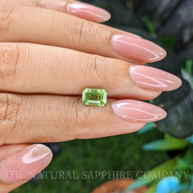 1.17 Ct. Green (Lime Green) Peridot from Tanzania