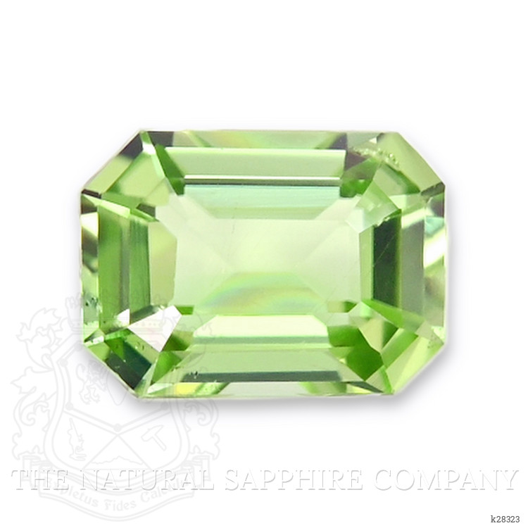0.65 Ct. Green (Lime Green) Peridot from Tanzania