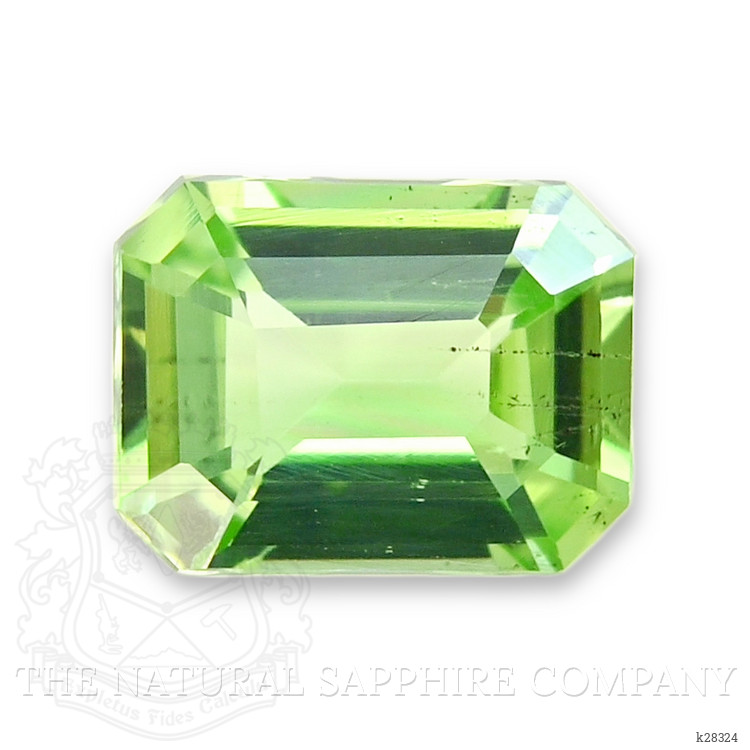 0.63 Ct. Green (Lime Green) Peridot from Tanzania