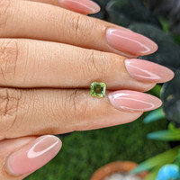 0.56 Ct. Green (Lime Green) Peridot from Tanzania Life Style