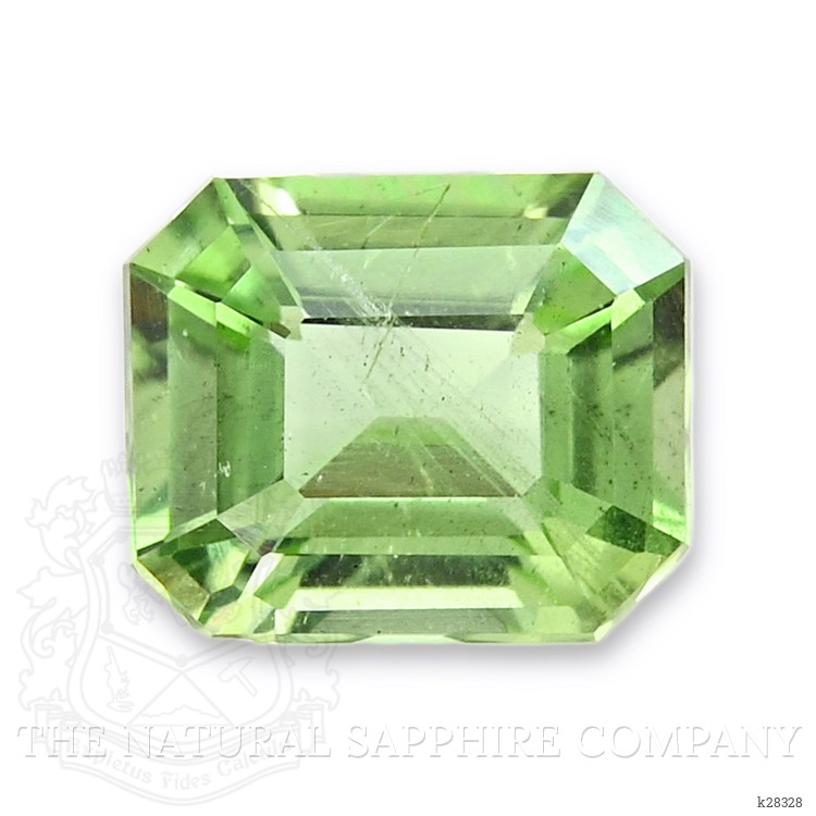 0.78 Ct. Green (Lime Green) Peridot from Tanzania