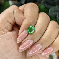 2.43 Ct. Tsavorite Garnet from Tanzania Life Style