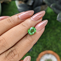 2.43 Ct. Tsavorite Garnet from Tanzania Life Style