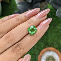 3.48 Ct. Tsavorite Garnet from Tanzania Life Style