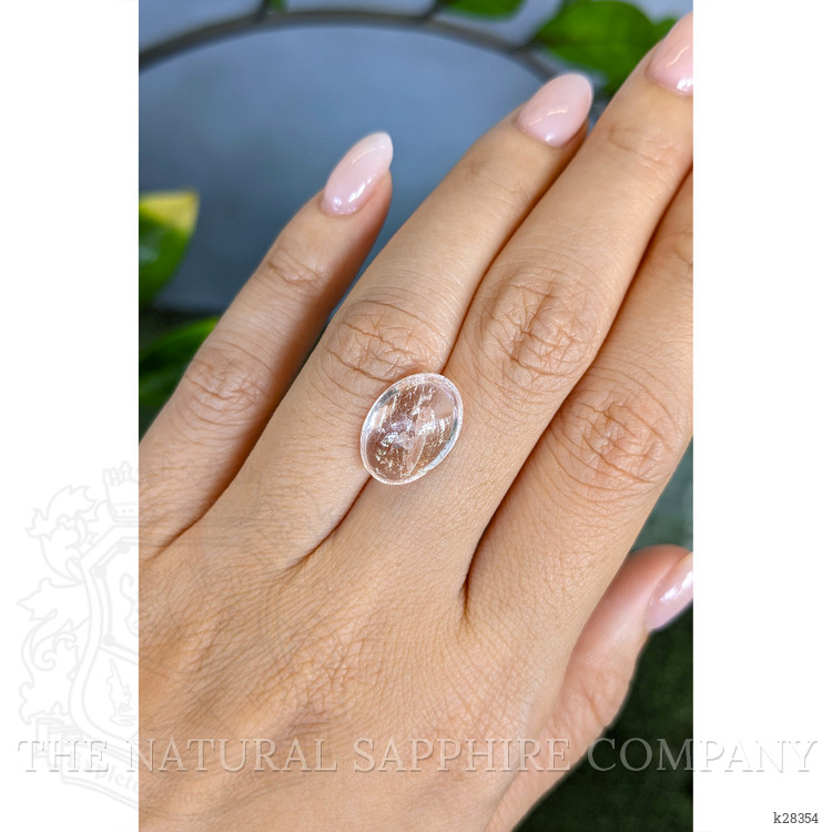 5.70 Ct. Pink Cabochon Morganite from Brazil