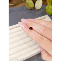 1.26 Ct. Purplish Red Garnet from Brazil Life Style