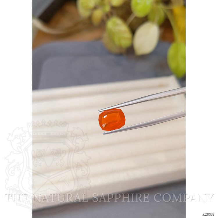 2.21 Ct. Orange Fire Opal (Flame Opal) from Mexico