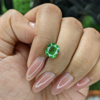 2.70 Ct. Tsavorite Garnet from Tanzania Life Style
