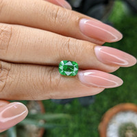 1.92 Ct. Tsavorite Garnet from Tanzania Life Style